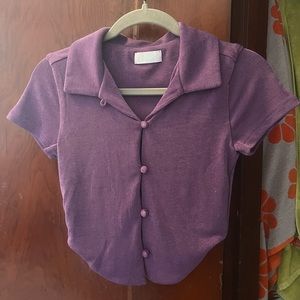 ISALIS Cropped Button-Up